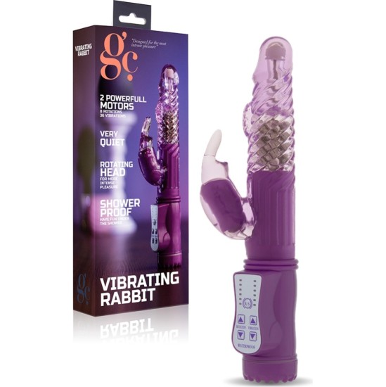 GC VIBRATING RABBIT VIBRATOR PURPLE