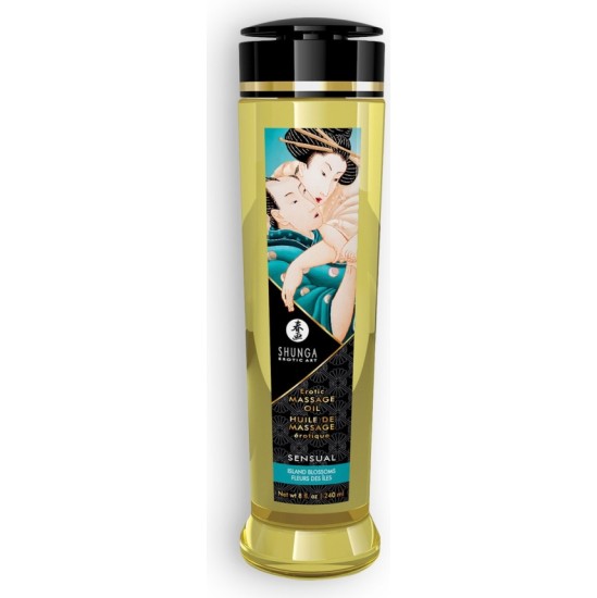 Shunga Erotic Art SHUNGA MASĀŽAS EĻĻA SENSUAL ISLAND BLOSSOM 240ML