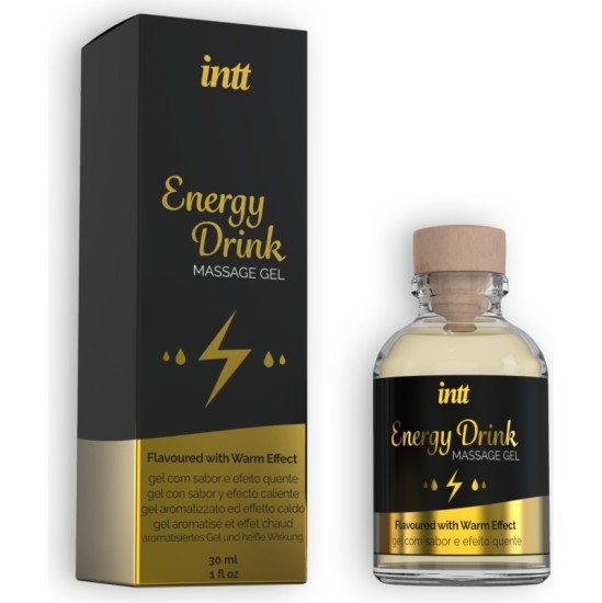 Intt ENERĢIJAS DZĒRIENU MASĀŽAS GELS AR AROMĀTU 30ML