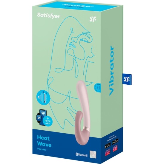 Satisfyer KARSTUMVIĻŅU VIBRATORS AR APP PINK