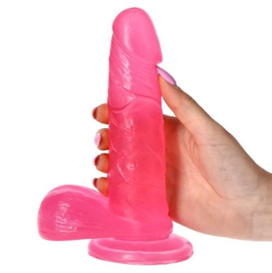 Toyz4Lovers REAL RAPTURE EARTH FLAVOUR DILDO 6,5'' ROZĀ