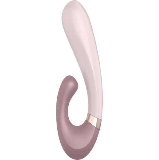 Satisfyer KUUMALAINEVIBRATOR KOOS ROOSA RAKENDUSEGA