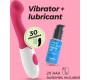 Crushious RATIŅU VIBRATORS AR IEKĻAUTAS ŪDENS BĀZES LUBRIKANTS