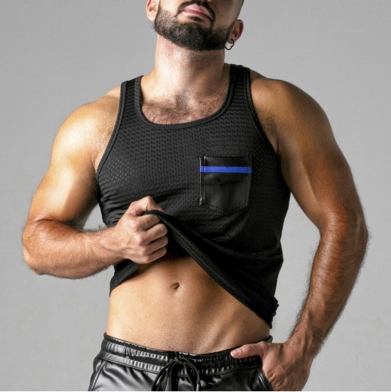 Locker Gear TOP LOOK AT HARDER AZUL - 44 XXL