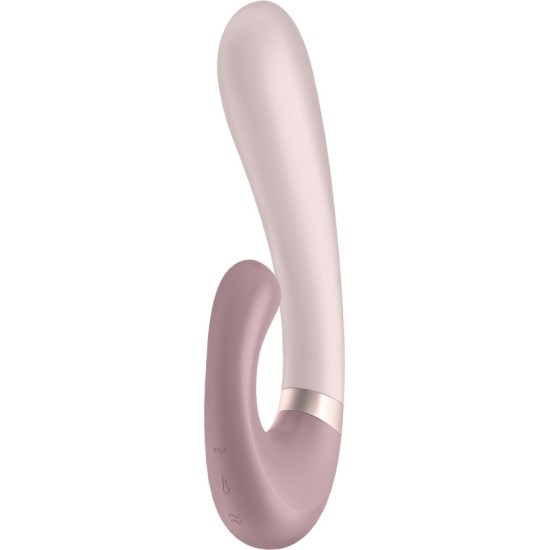 Satisfyer KUUMALAINEVIBRATOR KOOS ROOSA RAKENDUSEGA