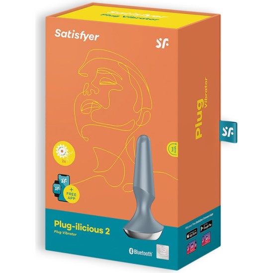 Satisfyer PLUG-ILICIOUS 2 ANAL PLUG GREY