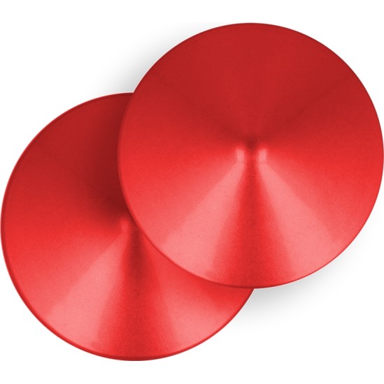 Ohmama Fetish RED CIRCLE NIPPLE COVERS