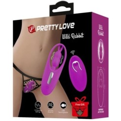Pretty Love Smart PRETTY LOVE - СТИМУЛЯТОР ДИКОГО КРОЛИКА ДЛЯ ТРУСИКОВ С ДИСТАНЦИОННЫМ УПРАВЛЕНИЕМ СИРЕНЕВЫЙ