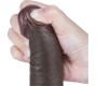 Lovetoy Bīdāmās ādas divslāņu dildo 7.5