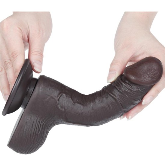 Lovetoy Bīdāmās ādas divslāņu dildo 7.5