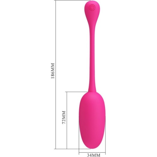 Pretty Love Flirtation PRETTY LOVE - KNUCKER PINK RECHARGEABLE VIBRATING EGG