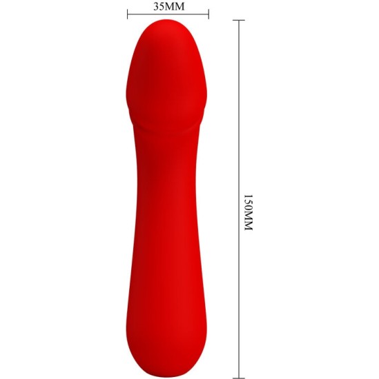 Pretty Love Smart PRETTY LOVE - CETUS RECHARGEABLE VIBRATOR RED