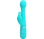 Pretty Love Flirtation PRETTY LOVE – DEJON RABBIT VIBRATOR 3 viename daugiafunkcinis AQUA GREEN