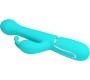 Pretty Love Flirtation PRETTY LOVE – DEJON RabbIT VIBRATOR 3 IN 1 MULTIFUNCTION AQUA GREEN