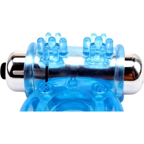 Chisa Vibrating Bull Ring-Blue