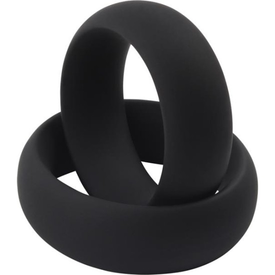 Chisa Infinity Silicone Ring M Black