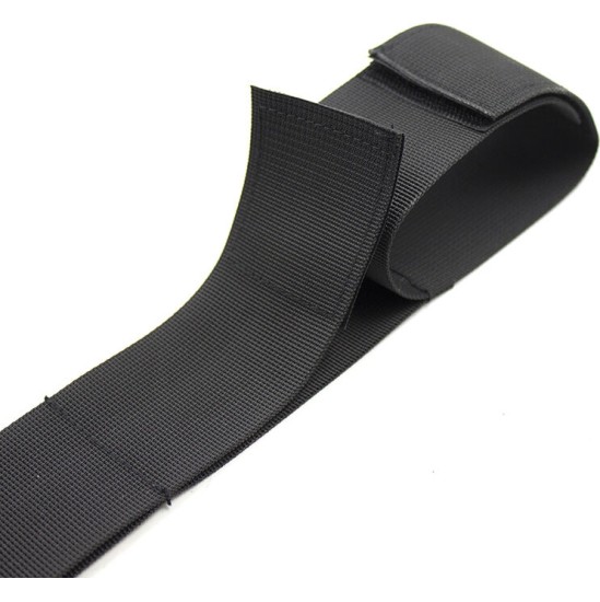 Ohmama Fetish SPREADER SOFT BAR FULL NYLON WRIST RESTRAINTS