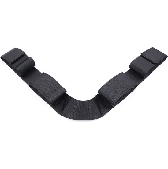 Ohmama Fetish SPREADER SOFT BAR FULL NYLON WRIST RESTRAINTS