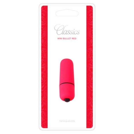 Toyz4Lovers VIBRĒJOŠS MINI BULLET RED