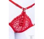 Chilirose РЕГУЛИРУЕМЫЕ ТРУСИКИ CR-4387 RED - 36-38 S/M