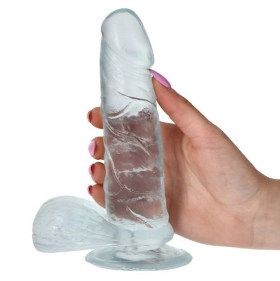 Toyz4Lovers REAL RAPTURE EARTH FAVOUR DILDO 6,5 '' CLEAR