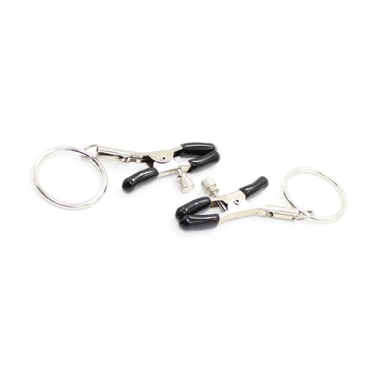 Ohmama Fetish NIPPLE CLAMPS WITH RINGS