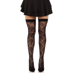 Leg Avenue Hosiery LEG AVENUE - LAUKINĖS ROŽĖS TINKLAI JUODOS