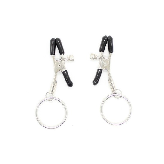 Ohmama Fetish NIPPLE CLAMPS WITH RINGS