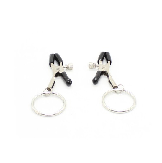 Ohmama Fetish NIPPLE CLAMPS WITH RINGS