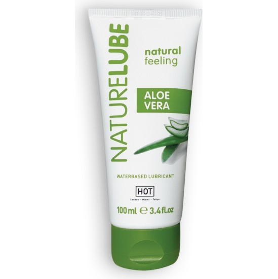 Hot™ NATURELUBE AR ALOE VERA ŪDENS BĀZES LUBRIKANTS 100ml