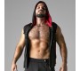 Locker Gear VEST LOOK AT HARDER HOODY RED — 36 S