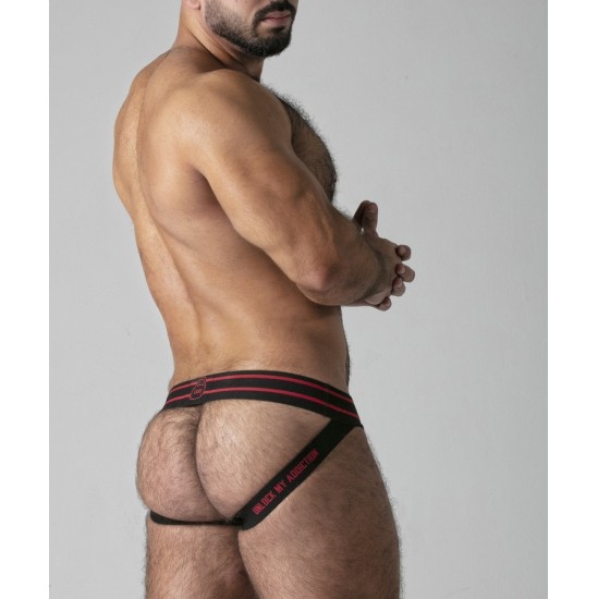 Locker Gear JOCKSTRAP WATCH IT HARD VERMELHO - 44 XXL