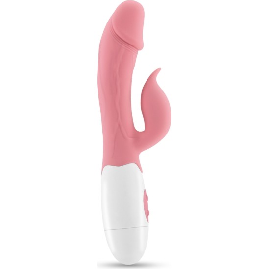 Crushious MOCHI RABBIT VIBRATOR PINK SU VANDENS PAGRINDINIU LUBRIKANTU