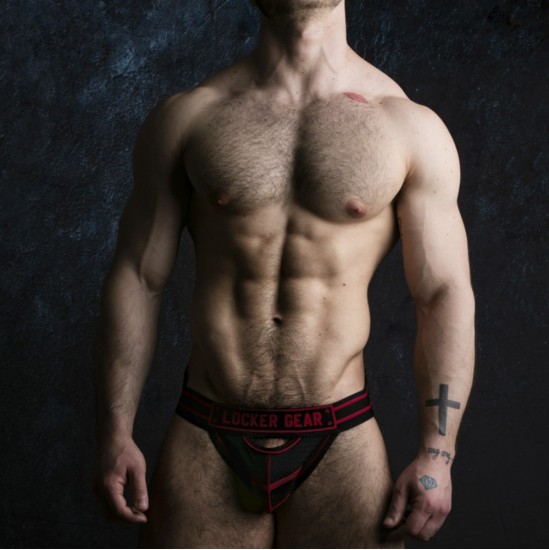 Locker Gear JOCKSTRAP WATCH IT HARD VERMELHO - 44 XXL