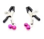 Ohmama Fetish NIPPLE CLAMPS WITH PINK BELL