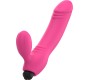 Ohmama Vibrators OHMAMA - BIX DOUBLE STIMULATION VIBRATOR XMAS EDITION ROŽINĖ