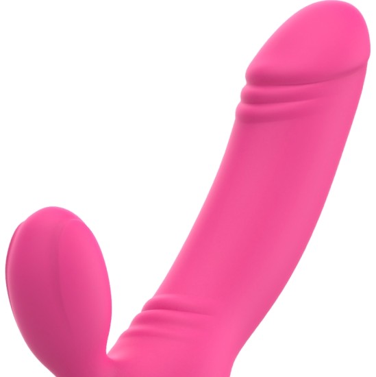 Ohmama Vibrators OHMAMA - BIX DOUBLE STIMULATION VIBRATOR XMAS EDITION ROOSA