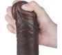 Lovetoy Bīdāmā āda divslāņu dildo 9.5