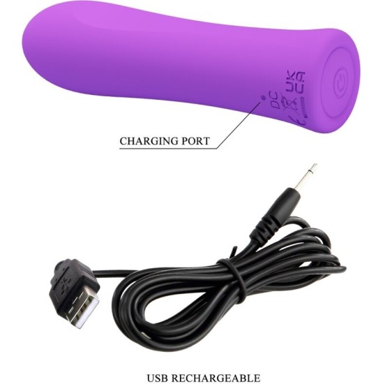 Pretty Love Flirtation PRETTY LOVE – ALFREDA SUPER POWER VIBRATOR AQUA Purple