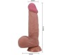 Pretty Love High Grade PRETTY LOVE - BĪDĀMĀS ĀDAS SĒRIJA REĀLISTS DILDO AR BŪDĀM BRŪNU ĀDAS SŪCĒŠANU 21,8 CM