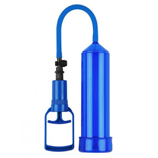 Toyz4Lovers PUSH TOUCH PENIS PUMP BLUE