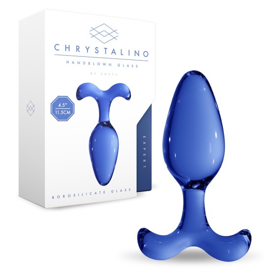 Chrystalino EXPERT GLASS PLUG BLUE