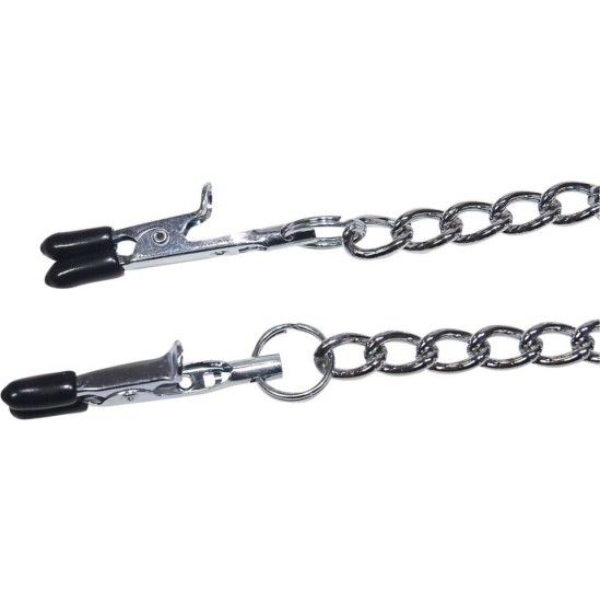 Fetish Collection CHAIN WITH NIPPLE AND CLITORIS CLAMPS