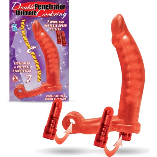 Nasstoys DOUBLE PENETRATOR ULTIMATE RED