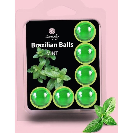 Secret Play KISSABLE LUBRICANT BALLS PILTĒRU GARŠU 6 x 4GR