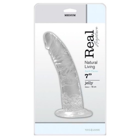 Toyz4Lovers REAL RAPTURE EARTH FAVOUR DILDO 7'' CLEAR