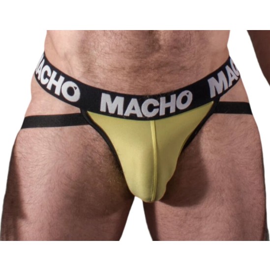 Macho Underwear MACHO — MX25A JOCK LYCRA YELLOW S