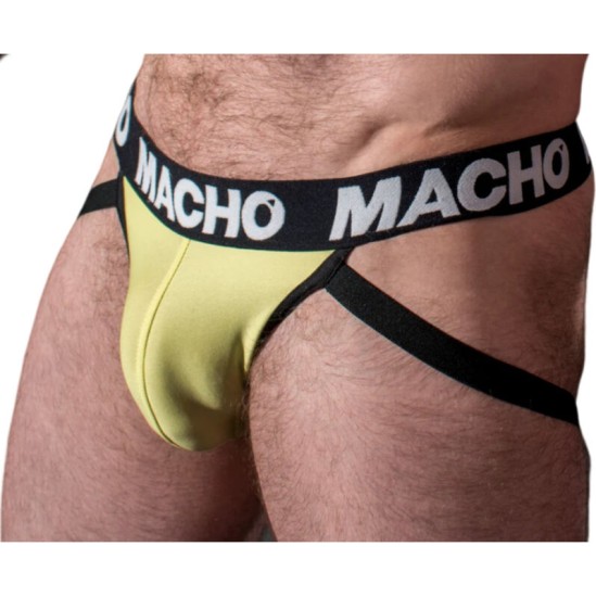 Macho Underwear MACHO — MX25A JOCK LYCRA YELLOW S