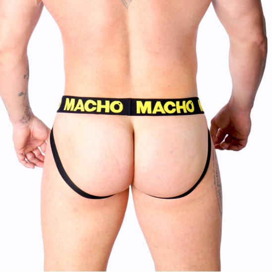 Macho Underwear MACHO — MX25A JOCK LYCRA YELLOW S