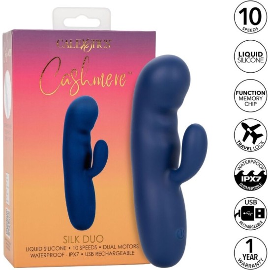 California Exotics CASHMERE SILK DUO BLUE